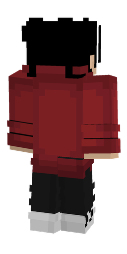 Black skin: body, back render