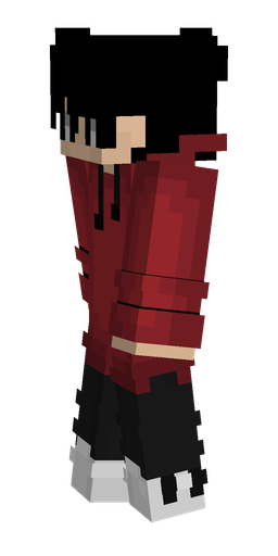 Black skin: body, left side render
