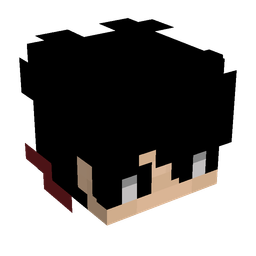 Black skin: head render