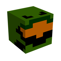 Black skin: head render