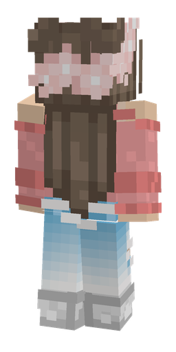 Brown skin: body, back render