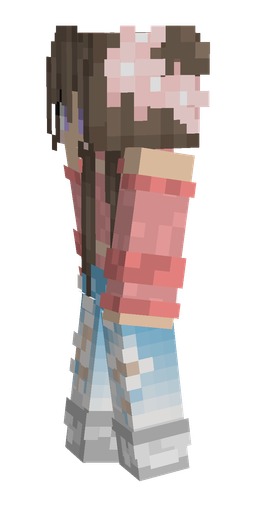 Brown skin: body, left side render
