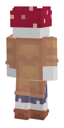 Orange skin: body, back render
