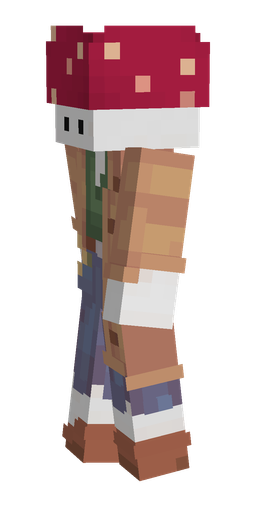 Orange skin: body, left side render