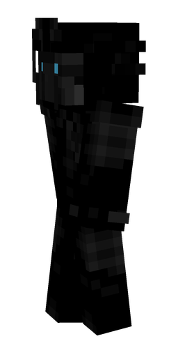 Black skin: body, left side render