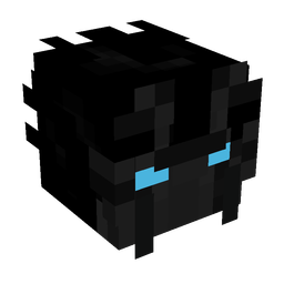 Black skin: head render