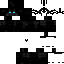 Black skin: raw texture render