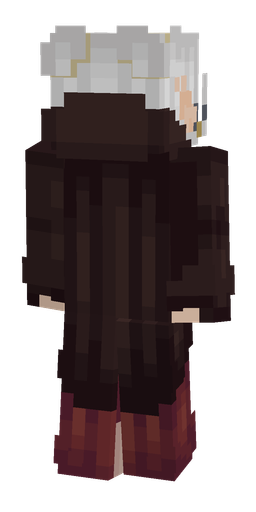 Black skin: body, back render