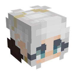 Black skin: head render