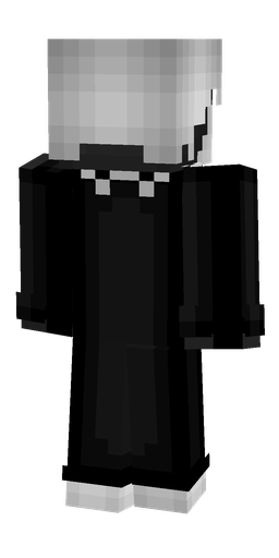 Black skin: body, back render