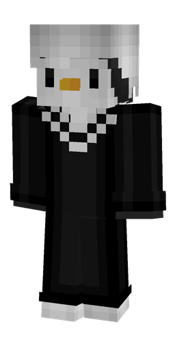 Black skin: body, front render