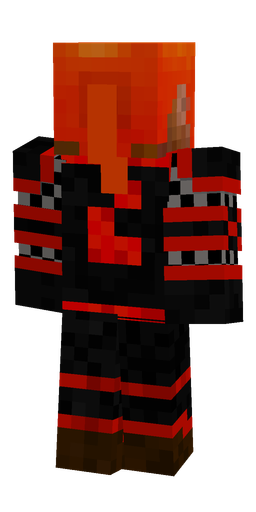 Black skin: body, back render