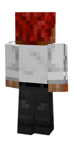 Black skin: body, back render