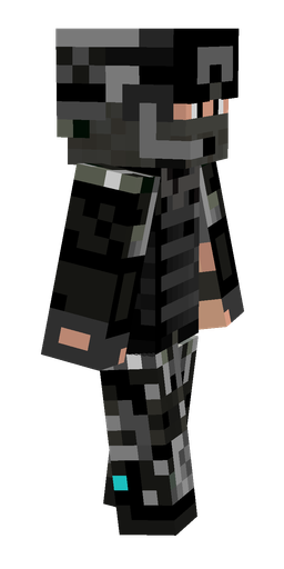 Black skin: body, right side render