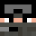 Black skin: face render