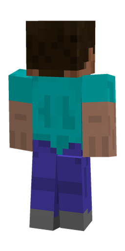 Blue skin: body, front render