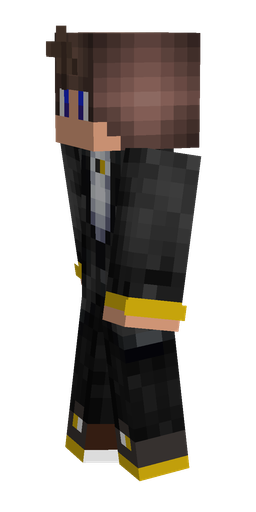 Black skin: body, left side render