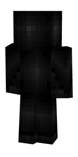 Black skin: body, back render
