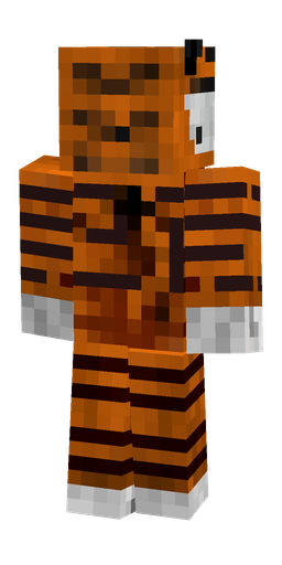 Brown skin: body, back render