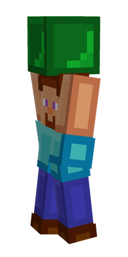 Blue skin: body, left side render