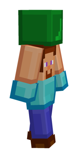 Blue skin: body, right side render