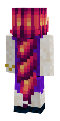 Orange skin: body, back render