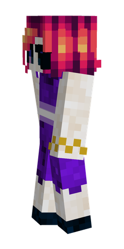 Orange skin: body, left side render