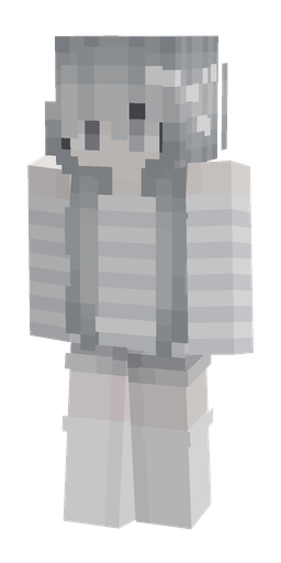 Gray skin: body, front render