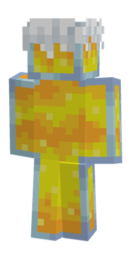 Blue skin: body, front render