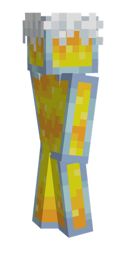 Blue skin: body, left side render