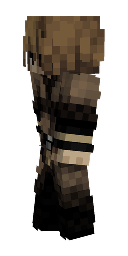 Black skin: body, left side render