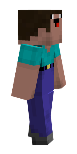 Black skin: body, right side render