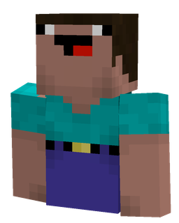 Black skin: bust render