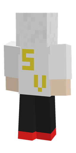 Black skin: body, back render