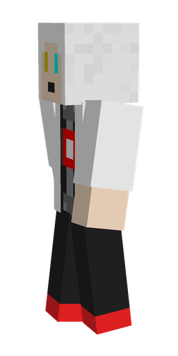 Black skin: body, left side render