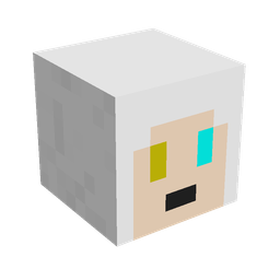 Black skin: head render