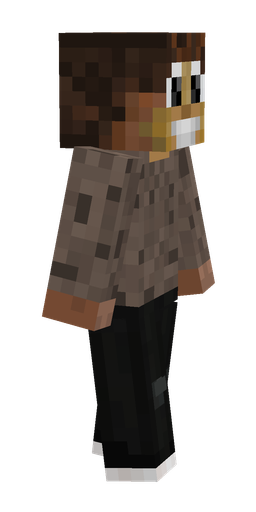 Black skin: body, right side render