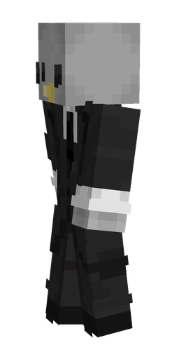Black skin: body, left side render