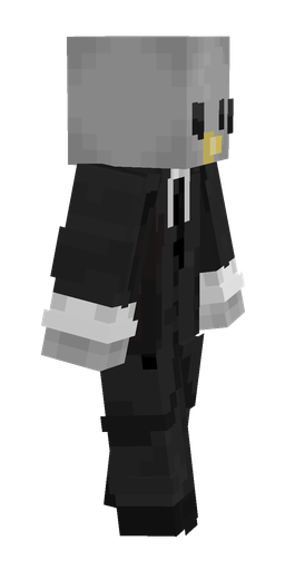 Black skin: body, right side render