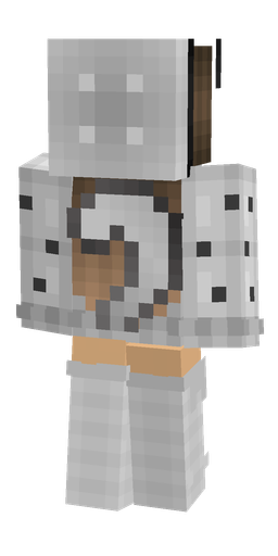 Brown skin: body, back render