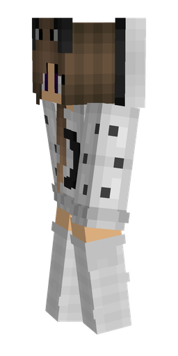 Brown skin: body, left side render