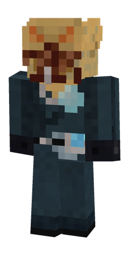 Blue skin: body, front render