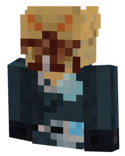 Blue skin: bust render