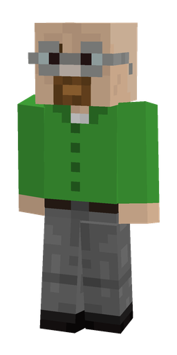 Gray skin: body, front render