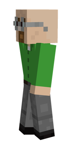 Gray skin: body, left side render