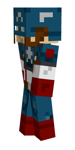 Blue skin: body, left side render