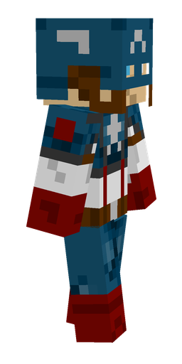 Blue skin: body, right side render