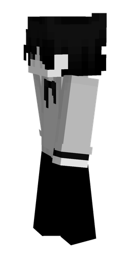 Black skin: body, left side render