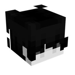Black skin: head render
