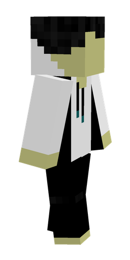 Black skin: body, right side render